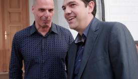 Γιάννης Βαρουφάκης και Αλέξης Τσίπρας.