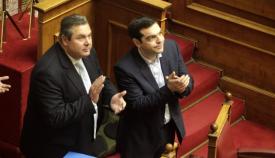 Πάνος Καμμένος και Αλέξης Τσίπρας.