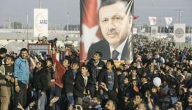 Ομιλία του Ταγίπ Ερντογάν σε καταυλισμό Σύρων προσφύγων.