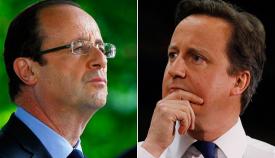 Φρανσουά Ολάντ και Ντέιβιντ Κάμερον.