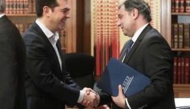 Αλέξης Τσίπρας και Βασίλης Κορκίδης.