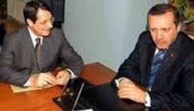 Νίκος Αναστασιάδης και Ταγίπ Ερντογάν.
