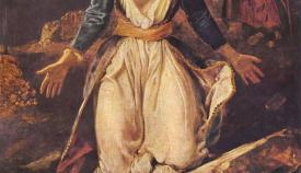 Η Ελλάδα εκπνέει στα ερείπια του Μεσολογγίου (πίνακας του Ευγένιου Ντελακρουά).