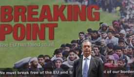 Ο Νάιτζελ Φάρατζ, ηγέτης της κίνησης υπέρ του BREXIT.