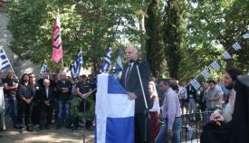 30.08.2015: Ο ευρωβουλευτής Γεώργιος Επιτήδειος εκπροσώπησε την Χρυσή Αυγή.