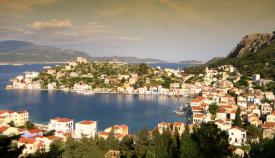 Πανόραμα του ακριτικού Καστελλόριζου.