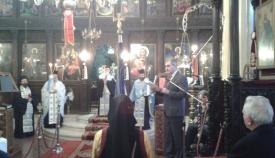 08.01.2017: Στο βήμα ο ομιλητής συνταγματάρχης ε.α. Αναστάσιος Πάνου.