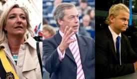 Μαρίν Λεπέν, Νάιτζελ Φάρατζ και Γκέερτ Βίλντερς.