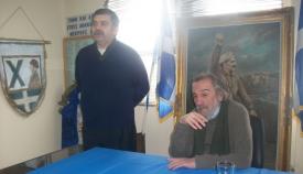 07.02.2016: Ο Ιωάννης Γιαννάκενας προλογίζει τον συγγραφέα Πέτρο Μακρή-Στάικο.