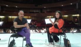 Η σοπράνο Μαρία Μητσοπούλου και ο τενόρος Γιάννης Χριστόπουλος στις πρόβες της «Ρέας».