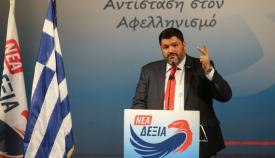 03.04.2017: Ο Φαήλος Κρανιδιώτης στο βήμα της εκδήλωσης.