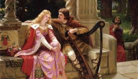 Τριστάνος και Ιζόλδη σε πίνακα του Έντμουντ Λέιτον (1902).