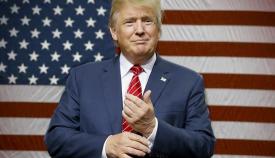 Ο Ντόναλντ Τραμπ, υποψήφιος Πρόεδρος του Ρεπουμπλικανικού Κόμματος.