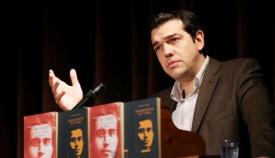 Ο Αλέξης Τσίπρας σε παρουσίαση βιβλίου για τον Ιταλό κομμουνιστή διανοούμενο Αντόνιο Γκράμσι.