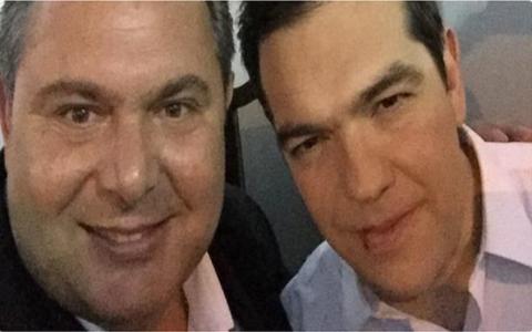 Πάνος Καμμένος και Αλέξης Τσίπρας.