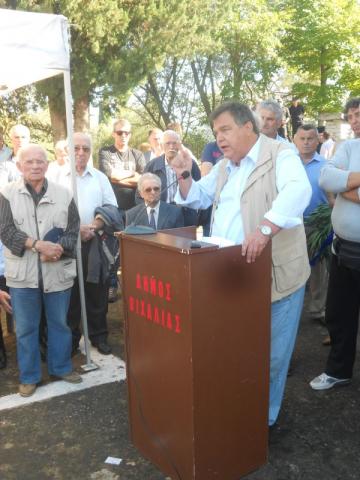 27.09.2015: Ο δημοσιογράφος και συγγραφέας Σπύρος Χατζάρας ήταν ο κεντρικός ομιλητής.