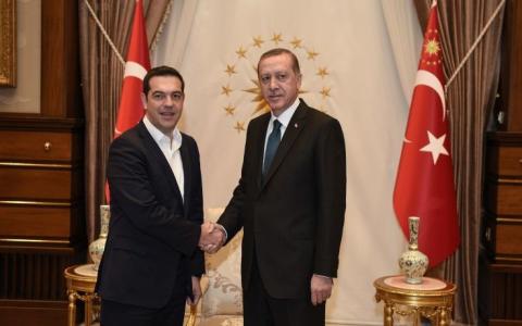 Αλέξης Τσίπρας και Ταγίπ Ερντογάν.
