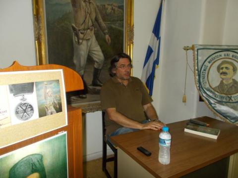 03.07.2017: Ο ομιλητής Σπύρος Δημητρίου.