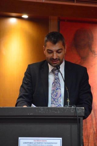 28.06.2017: Ο συγγραφέας της βιογραφίας Μάνος Χατζηδάκης.