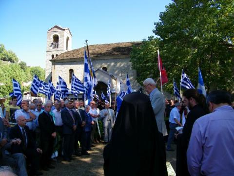 30.08.2015: Τον πανηγυρικό λόγο εκφώνησε ο υποστράτηγος ε.α. Σταύρος Νικόπουλος.