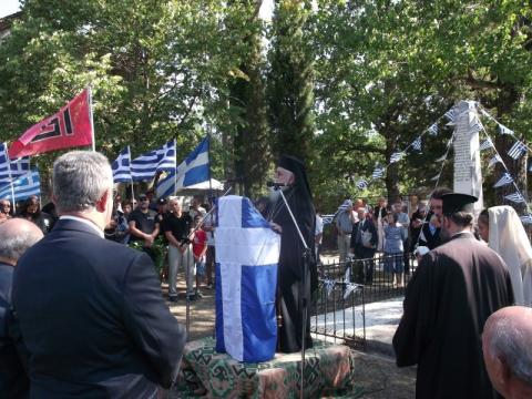 30.08.2015: Ο μητροπολίτης Δρυϊνουπόλεως, Πωγωνιανής και Κονίτσης Ανδρέας.