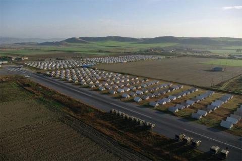 Καταυλισμός «προσφύγων» (hotspot) στο Κιλκίς.