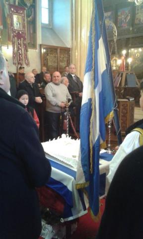 08.01.2017: Άποψη από τον ιερό ναό Αγίου Νικολάου.