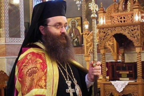 Ο μητροπολίτης Χίου Μάρκος.