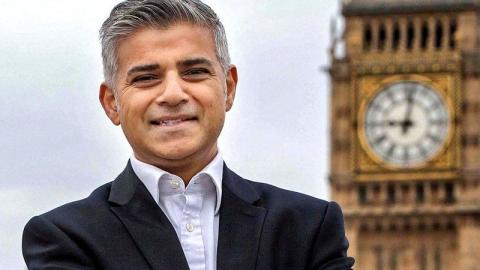 Ο μουσουλμάνος δήμαρχος του Λονδίνου Sadiq Khan.
