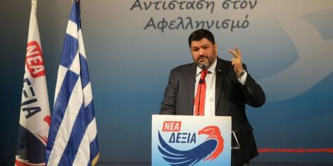 03.04.2017: Ο Φαήλος Κρανιδιώτης στο βήμα της εκδήλωσης.