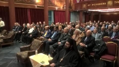 19.03.2016: Άποψη από την κατάμεστη μεγαλοπρεπή αίθουσα της Λέσχης Αξιωματικών Φρουράς Θεσσαλονίκης.